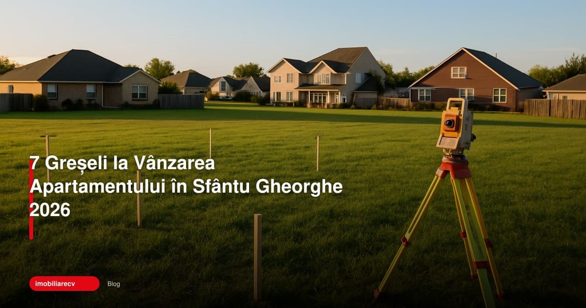 7 Greșeli la Vânzarea Apartamentului în Sfântu Gheorghe 2026