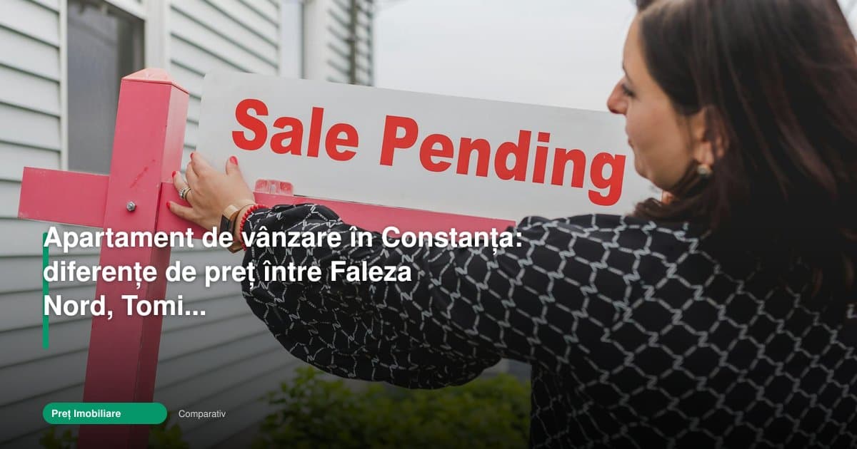 Apartament de vanzare Constanța: cum diferă prețurile între cartiere