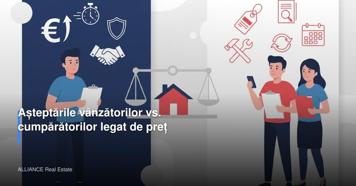 Așteptările vânzătorilor vs. cumpărătorilor legat de preț